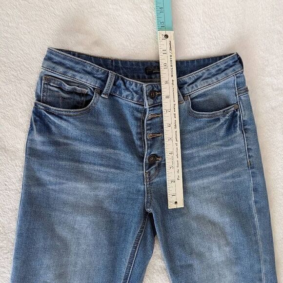 PrAna Distressed Button Fly Jeans - Picture 6 of 8